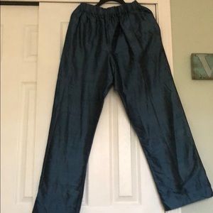Silk pants